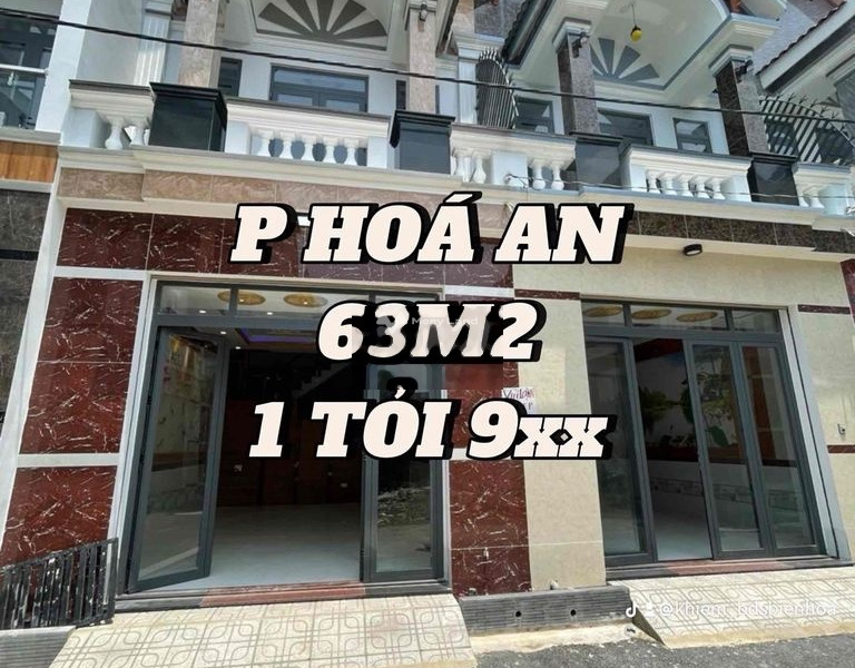 DT 63m2 bán nhà ở trong Biên Hòa, Đồng Nai hướng Đông Nam trong nhà này 3 PN 2 WC liên hệ chính chủ-01