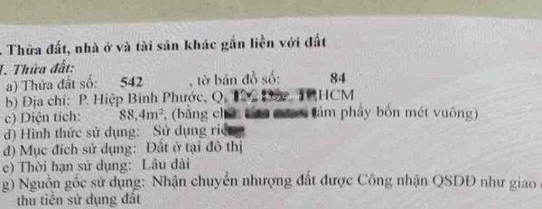 Giá bán đặc biệt từ 6.5 tỷ bán đất có diện tích chính 90m2 vị trí đẹp ngay Thủ Đức, Hồ Chí Minh-02