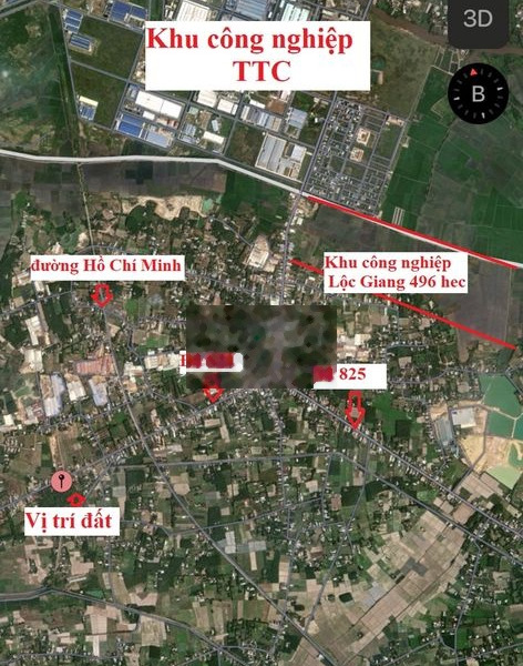9.200 m2 đất thổ cư mặt tiền ĐT 821 xã Lộc Giang, Đức Hòa cần bán gấp -01