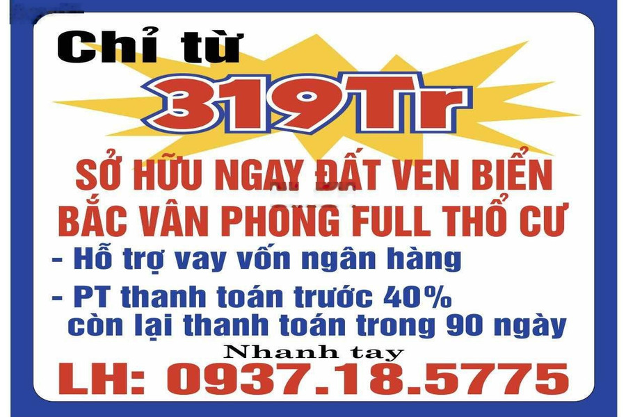 Bán đất có diện tích chính 98m2 vị trí đẹp tọa lạc gần Vạn Ninh, Khánh Hòa-01