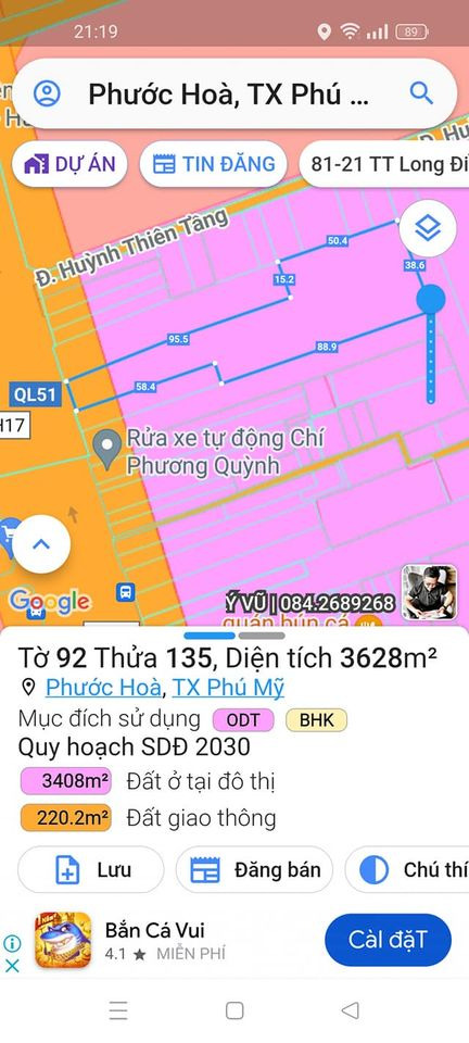 Bán đất thị xã Phú Mỹ tỉnh Bà Rịa - Vũng Tàu giá 35.0 tỷ-0