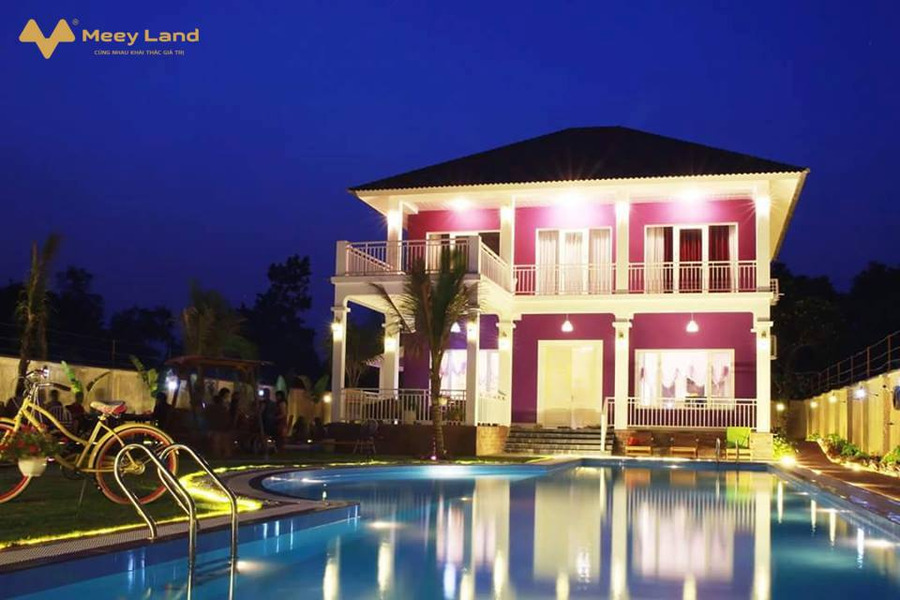 Violet Villa, Lương Sơn, Hòa Bình – Top biệt thự homestay nhà vườn đẹp, có bể bơi riêng cho thuê-01