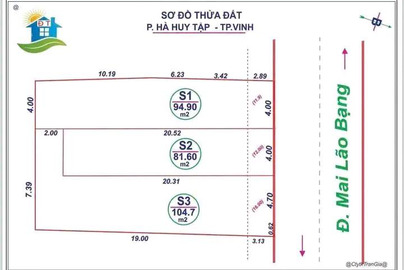 Bán đất thành phố Vinh tỉnh Nghệ An giá 3.0 tỷ