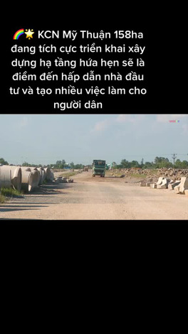 Khu công nghiệp Mỹ Thuận tích cực triển khai xây dựng hạ tầng