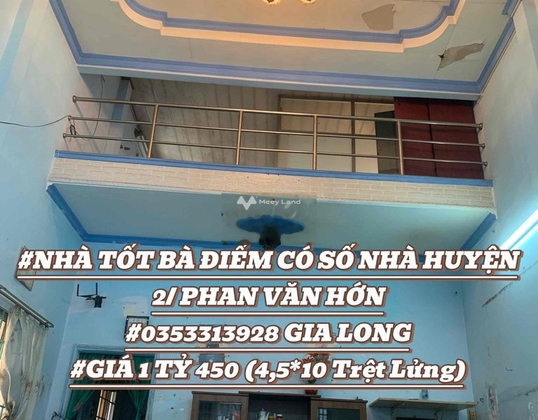 Vị trí đẹp tọa lạc ở Hóc Môn, Hồ Chí Minh bán nhà bán ngay với giá thực tế chỉ 1.45 tỷ nhà này có 2 PN 2 WC-01