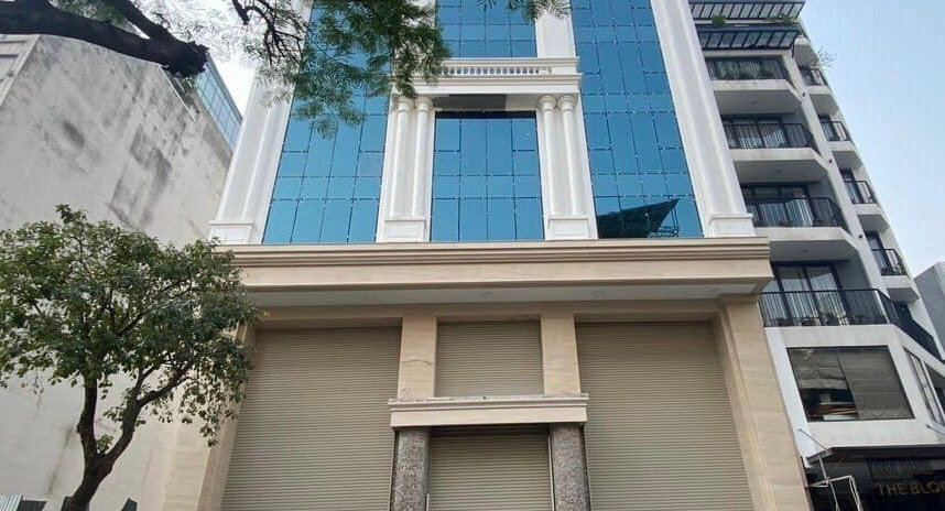 Tòa nhà VIP nhất mặt phố quận Cầu Giấy mới tinh, thiết kế hiện đại, 550m2, mặt tiền 16m