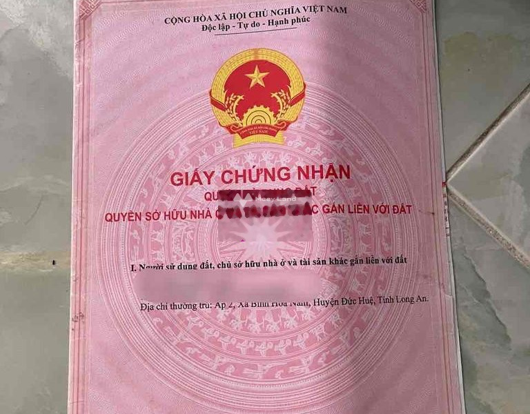 Ngay Bình Hòa Nam, Đức Huệ bán đất 1.05 tỷ có diện tích chung là 1000m2-01