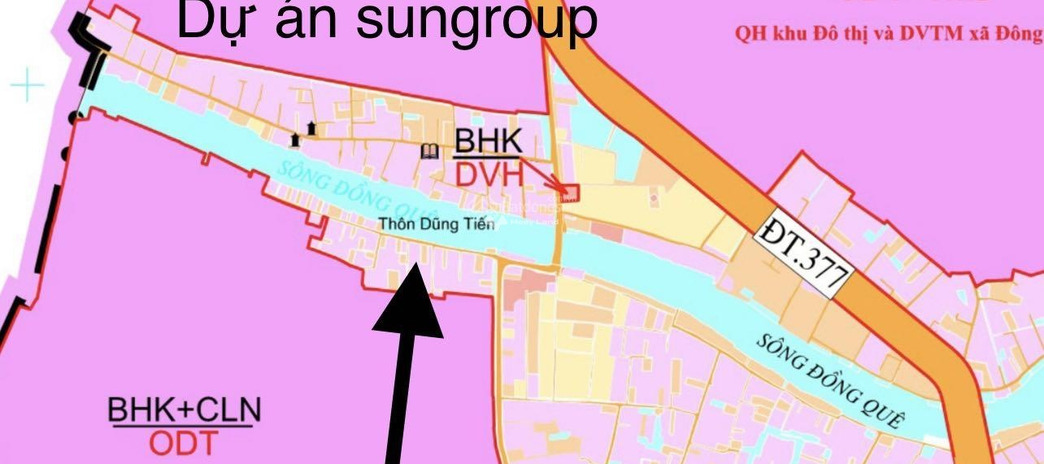 Vị trí mặt tiền ngay Đông Tảo, Hưng Yên bán đất diện tích như sau 218m2