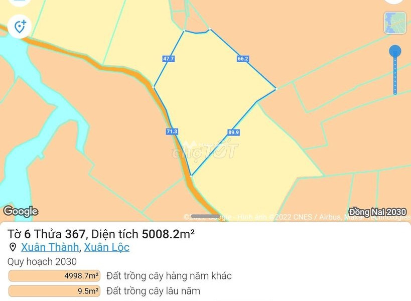 Giá bán 2.25 tỷ bán đất có diện tích 5000m2 vị trí thích hợp Xuân Thành, Đồng Nai-01
