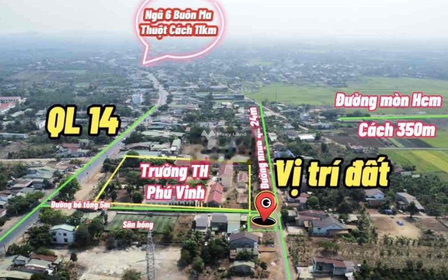 1.09 tỷ bán đất diện tích thực dài 326m2 vị trí thích hợp Buôn Ma Thuột, Đắk Lắk, hướng Đông Nam-01
