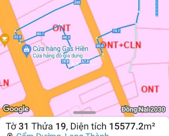 Vị trí tại Cẩm Đường, Long Thành bán đất giá cạnh tranh 50 tỷ tổng diện tích 15577m2