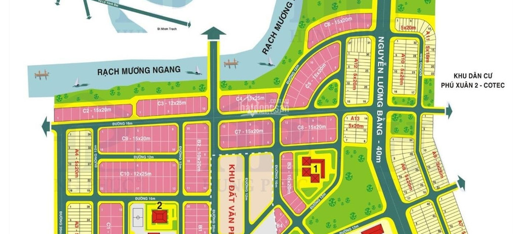 Diện tích sàn là 140m2 Phú Xuân Cotec bán đất giá mua liền chỉ 3.22 tỷ, hướng Đông - Bắc