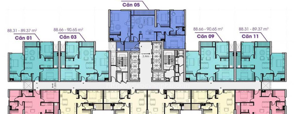 Căn hộ 2 phòng ngủ, bán căn hộ mặt tiền nằm ở Hà Đông, Hà Nội, nhìn chung gồm có 2 PN, 2 WC giá cực mềm-03