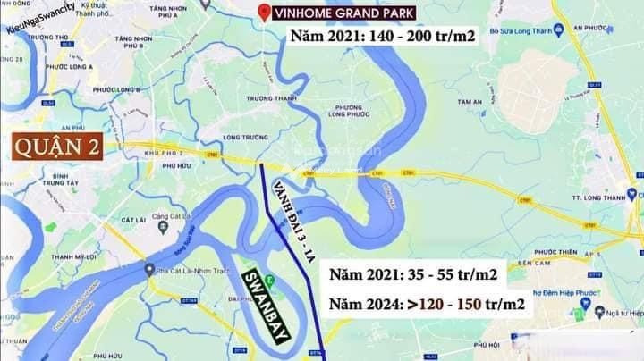 Có diện tích tiêu chuẩn 539m2 Đại Phước Lotus bán đất giá bán gốc chỉ 21.56 tỷ, hướng Đông - Bắc