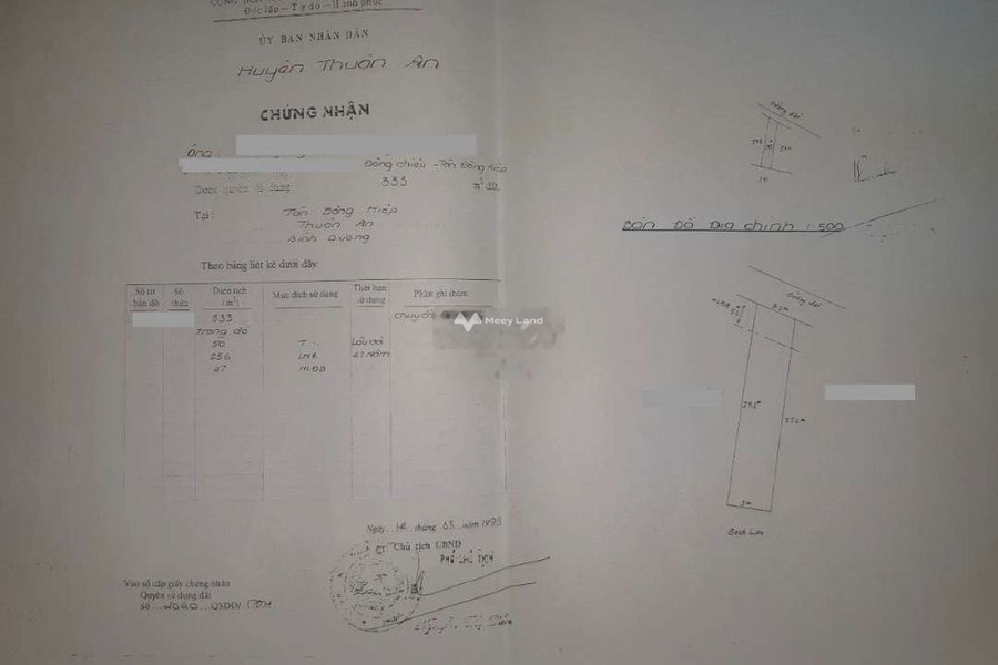 Ở Tân Đông Hiệp, Bình Dương bán đất 10 tỷ diện tích rộng 332m2-01