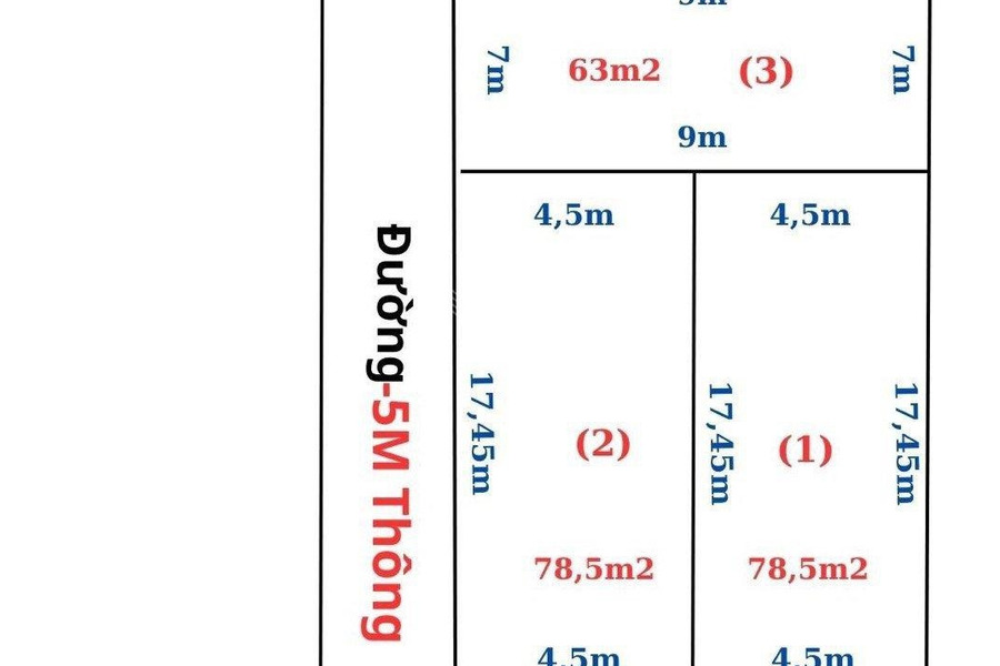 Ở Minh Phú, Hà Nội bán đất 1.15 tỷ diện tích như sau 78.5m2-01