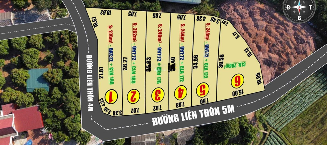 Bán đất diện tích 270m2 tại Quốc Lộ 37, Lục Nam