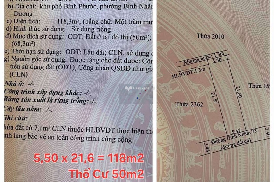 Thuận An, Bình Dương 2.39 tỷ bán đất diện tích tổng 118m2-01