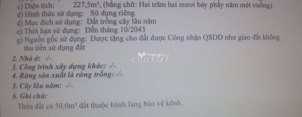 Diện tích đúng với trên ảnh 227m2 bán đất giá bán chính chủ chỉ 3.5 tỷ, hướng Nam-03