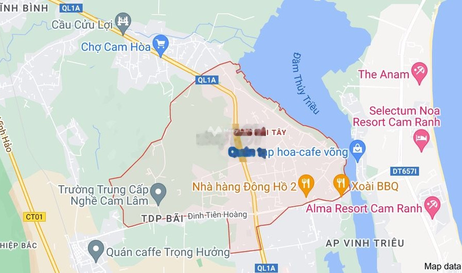 Tọa lạc ngay trên Cam Hải Tây, Khánh Hòa bán đất, giá hấp dẫn 2.6 tỷ, hướng Tây với diện tích khoảng 220m2-01