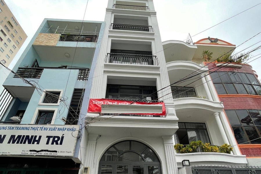 Tòa nhà căn hộ dịch vụ 2 mặt tiền đường Chu Văn An, 5 lầu, thang máy 9 ngủ - 9wc-01