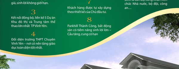 Dự án khu đô thị cao cấp Park Hill Thành Công, Vĩnh Yên, gía từ 14,2 triệu/m2-02