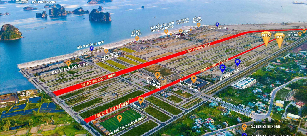 Bán biệt thự tại khu đô thị Phương Đông, Quảng Ninh. Diện tích 3000m2, giá 8 tỷ