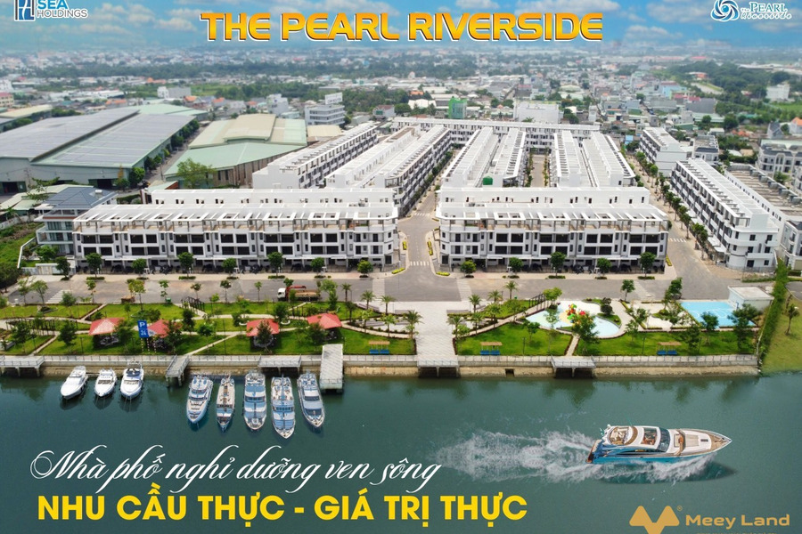 Nhà phố sinh thái ven sông The Pearl Riverside, mặt tiền đường Nguyễn Văn Tuôi, Bến Lức, Long An-01