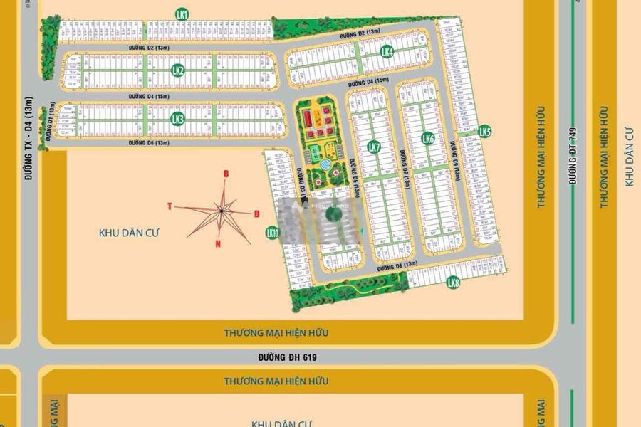 Giá bán thực tế chỉ 645 triệu bán đất với diện tích chuẩn 70m2 mặt tiền nằm ngay trên Long Nguyên, Bàu Bàng-01