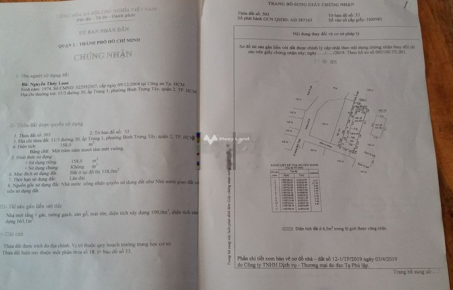 Diện tích cụ thể 157m2 bán đất giá siêu ưu đãi từ 10 tỷ, hướng Tây Nam-01