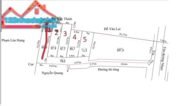 Bán nhà diện tích rộng 57m2 vị trí đặt ở Đặng Cương, Hải Phòng giá bán đặc biệt 900 triệu lộ trước nhà rộng 3 m-01