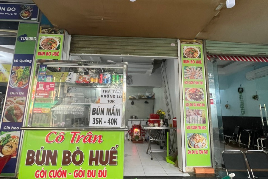 Sang quán cơm, bún bò huế, mặt tiền chung cư Bàu Cát 2-01