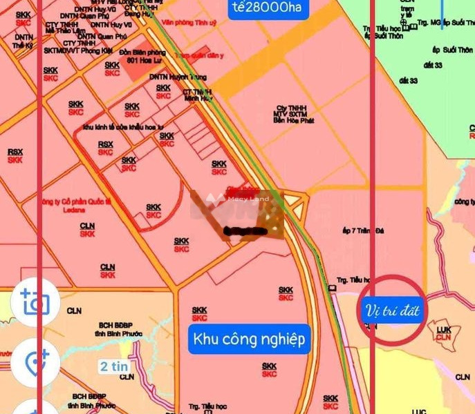 Hòa Lợi, Bến Cát bán đất giá bán thỏa thuận 185 triệu, hướng Đông với diện tích khoảng 250m2-01