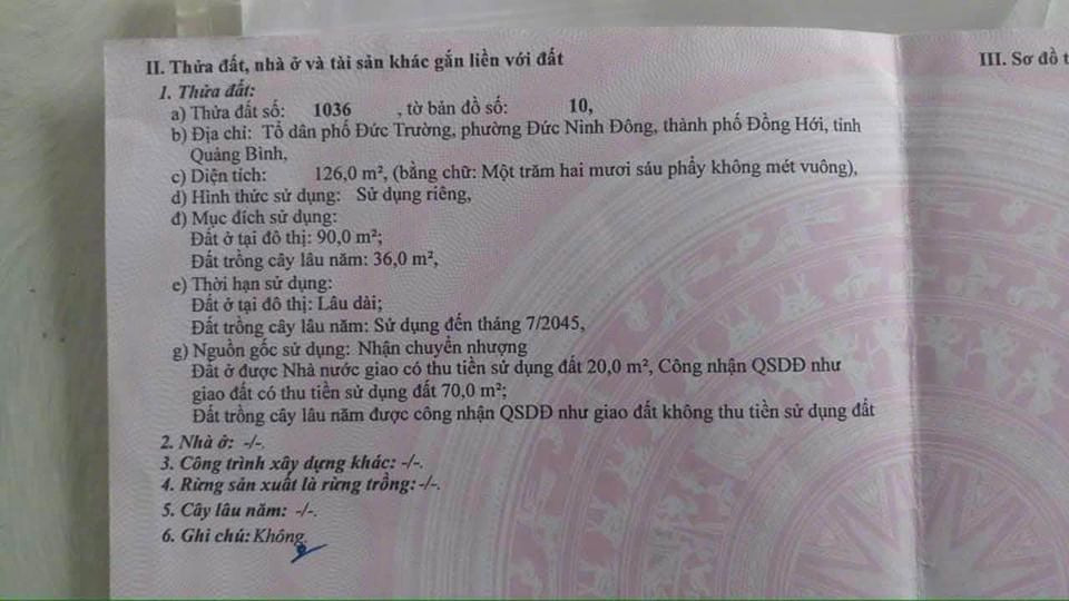 Bán nhà riêng thành phố Đồng Hới tỉnh Quảng Bình giá 1250.0 triệu-2