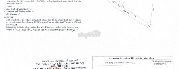 Ở Thủy Xuân Tiên, Chương Mỹ bán đất 1.5 tỷ tổng diện tích 92m2-02