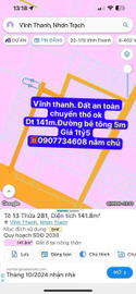 Bán đất huyện Nhơn Trạch tỉnh Đồng Nai giá 1.5 tỷ