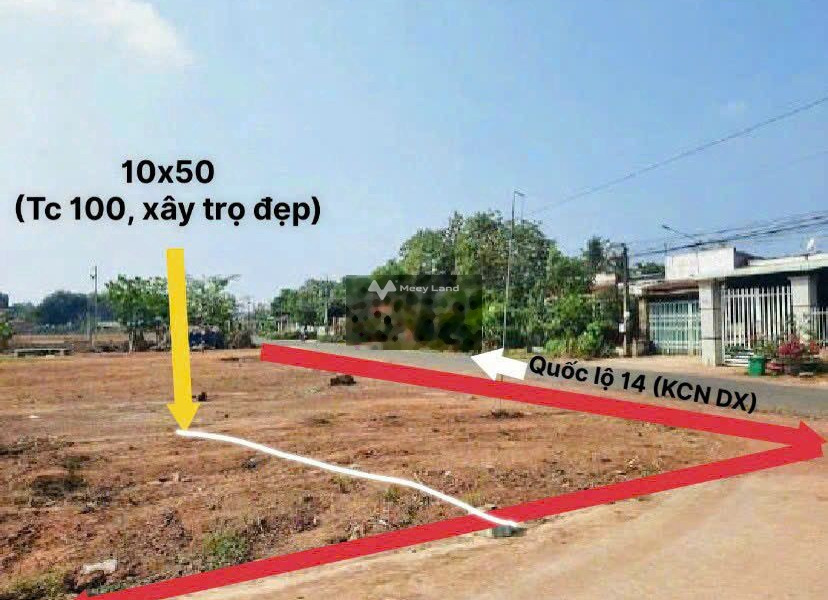Đất xây trọ 10 x 50, KDC Tân Thành,đối diện KCN DX 1,2 ,Mặt tiền QL14 -01
