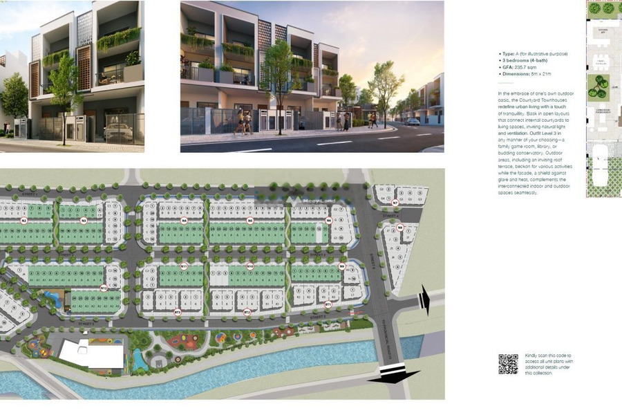 Thông tin 212 căn nhà phố biệt thự dự án bán Meadow Bình Chánh của chủ đầu tư Gamuda Land -01
