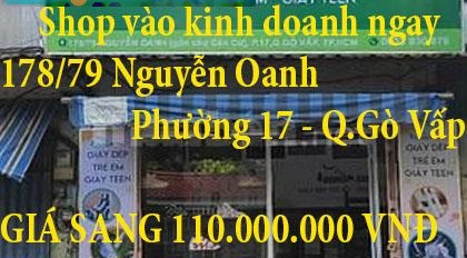 Địa điểm ở Nguyễn Oanh, Hồ Chí Minh bán cửa hàng 110 triệu vị trí thuận lợi ngay Nguyễn Oanh, Hồ Chí Minh, giấy cn qsdđ - sổ đỏ - sổ hồng-02