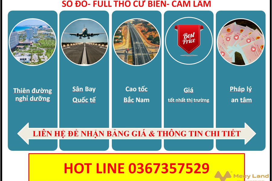 Đất nền đô thị biển Cam Lâm - Gần đầm, gần khu công nghiệp, giá từ 7 triệu/m2. Tiềm năng tăng gấp 2-3 lần-01