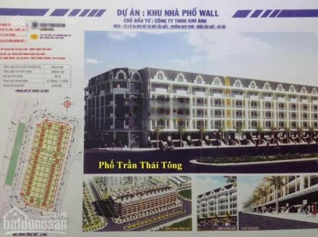 Bán gấp liền kề MP phố Wall Trần Thái Tông, Cầu Giấy 355m2 mặt tiền 16m 7 tầng 1 hầm 190 tỷ KD 