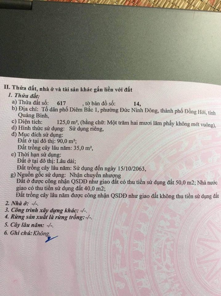 Bán nhà riêng thành phố Đồng Hới tỉnh Quảng Bình giá 1.1 tỷ-1