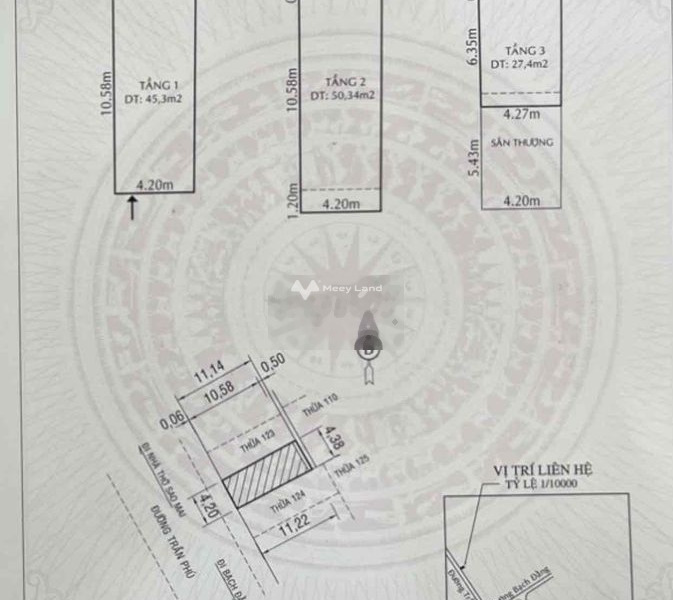 Nhà có 3 PN bán nhà ở diện tích rộng 48m2 bán ngay với giá siêu tốt 6 tỷ vị trí thuận lợi tọa lạc trên Trần Phú, Phường 5, hướng Tây Nam-01