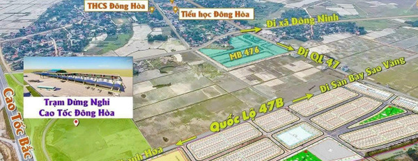 Tại Đông Hòa, Thanh Hóa bán đất 695 triệu, hướng Nam diện tích thực như trên hình 100m2-02