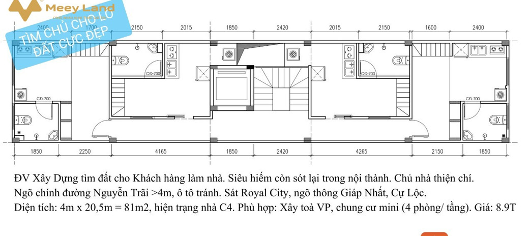 Mua đất xây chung cư mini Ngã Tư Sở