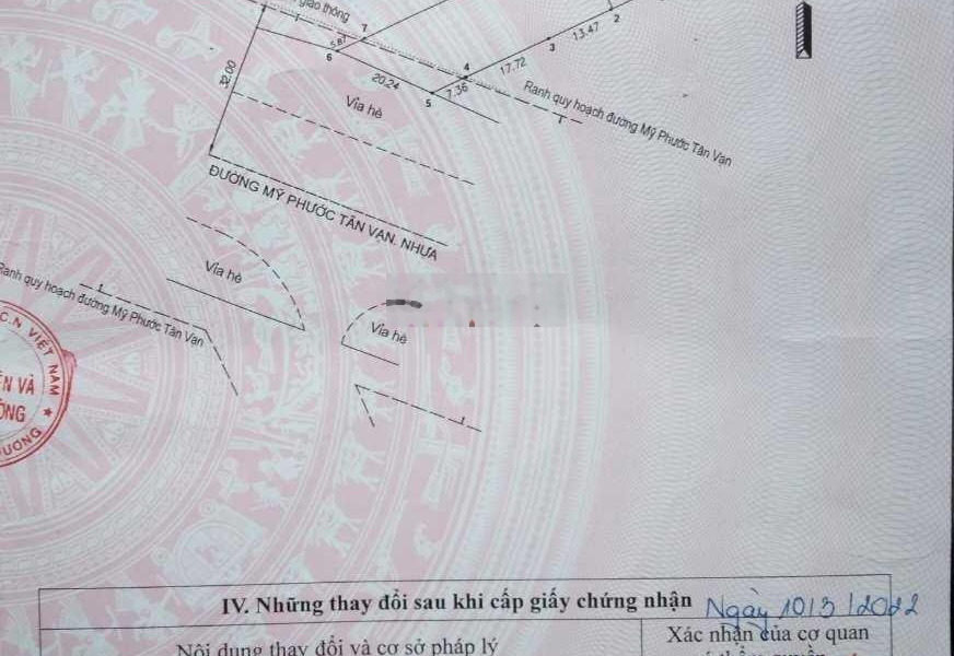 27 tỷ, 15,6x77m, bán đất mặt tiền đường Mỹ Phước Tân Vạn, làm kho xưởng quá ok, gần ngã 6 An Phú -01