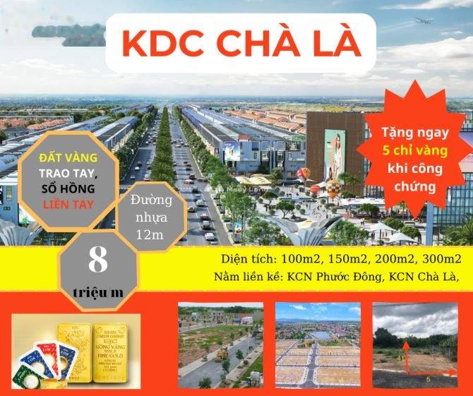 Nằm trong mức 700 triệu bán đất Có tổng diện tích 130m2 mặt tiền nằm tại Chà Là, Dương Minh Châu-01