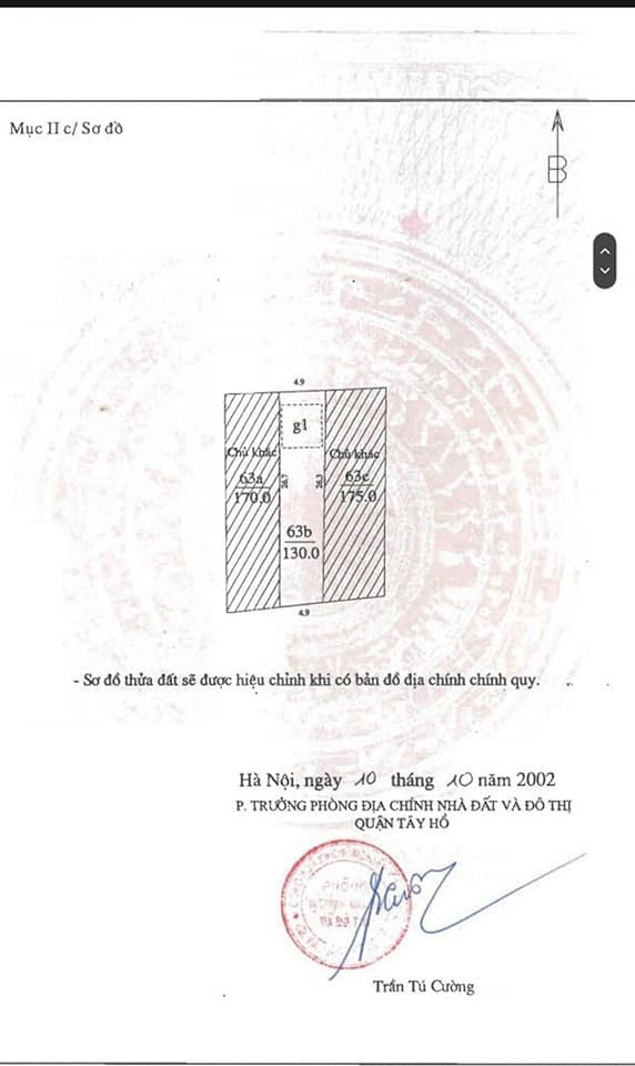 Bán đất quận Tây Hồ thành phố Hà Nội giá 16.0 tỷ-1