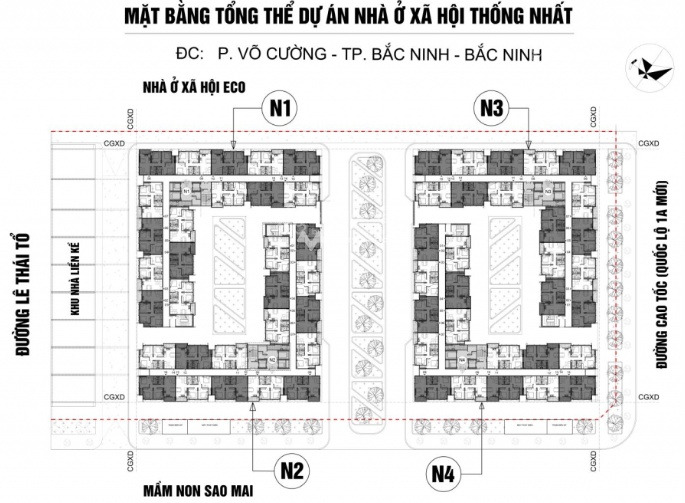 Căn hộ tổng quan bao gồm Cơ bản., bán căn hộ có diện tích chuẩn 75m2 vị trí nằm ngay Lê Thái Tổ, Bắc Ninh-01