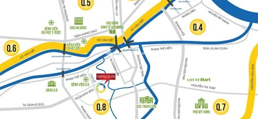 Cho thuê chung cư vị trí đặt vị trí nằm ở Quận 8, Hồ Chí Minh, tổng quan căn hộ 2 PN, 2 WC lh thương lượng thêm-03
